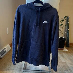 Nike Men's Dark Blue Hoodie
